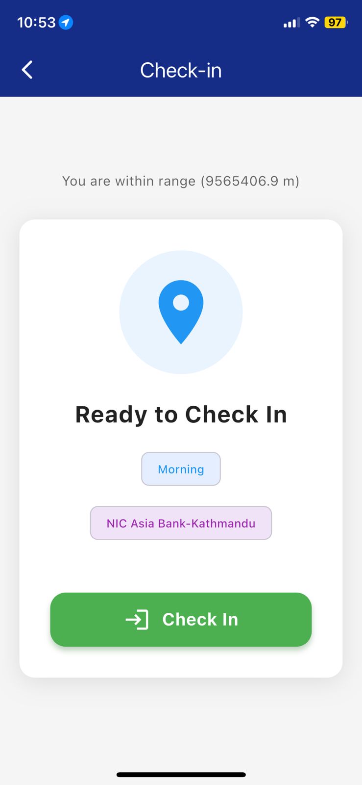 StrataMax Mobile App - Attendance Check-in